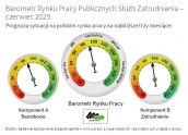 Barometr Rynku Pracy Publicznych Służb Zatrudnienia – czerwiec 2025