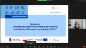 Za nami szkolenia „Najczęściej popełniane błędy przy realizacji zamówień publicznych w projektach EFS+”