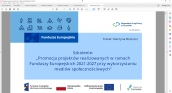 Szkolenie z zakresu promocji projektów realizowanych w ramach Funduszy Europejskich 2021-2027 przy wykorzystaniu mediów społecznościowych za nami
