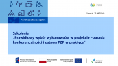 Szkolenie „Prawidłowy wybór wykonawców w projekcie – zasada konkurencyjności i ustawa PZP w praktyce” za nami