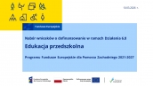 Działanie 6.8 Edukacja przedszkolna - podsumowanie po spotkaniu informacyjnym