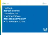 IV kwartał 2018 r. - Nastroje zatrudnieniowe pracodawców w woj. zachodniopomorskim