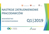 I kwartał 2019 r. - Nastroje zatrudnieniowe pracodawców w woj. zachodniopomorskim