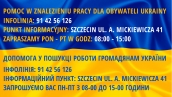 Punkt informacyjny dla obywateli Ukrainy w Wojewódzkim Urzędzie Pracy w Szczecinie / Iнформаційний пункт для громадян України при Воєводськoму Уряді Праці в Щецині
