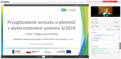 Ostatnie w tym roku szkolenie pn. „Przygotowanie wniosku o płatność z wykorzystaniem systemu SL2014” zrealizowane