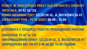 Punkt informacyjny dla obywateli Ukrainy w Wojewódzkim Urzędzie Pracy w Szczecinie