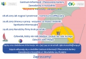 Sierpień 2019  - warsztaty w Centrum Informacji i Planowania Kariery Zawodowej w Koszalinie