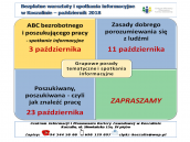 Bezpłatne zajęcia w CIiPKZ w Koszalinie  – październik 2018 r.