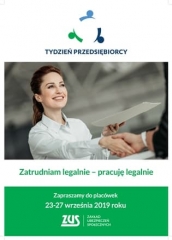 “Tydzień Przedsiębiorcy” w Zakładzie Ubezpieczeń Społecznych